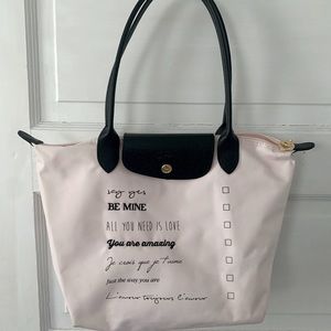 Rare Longchamp Love Le Pliage Tote
